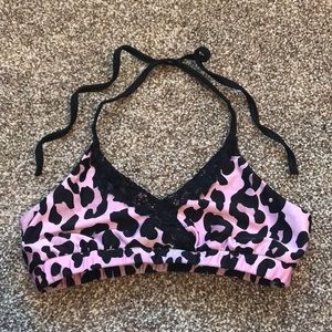 Cute Pink & Black Cheetah Print Dance Top!